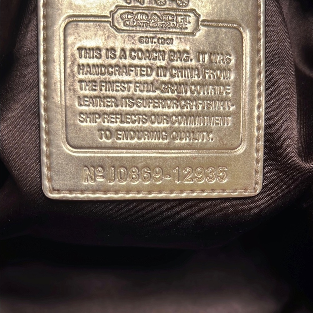 Coach Raspberry❤️ Leather Women's Bag - Picture 7 of 13